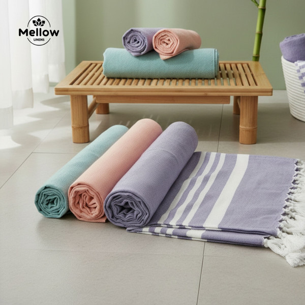 Bamboo Bath and Hand Towels Combo (Set of 6)
