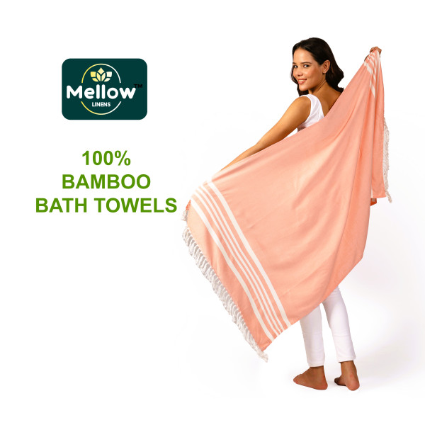 Bamboo Bath Towel - Peach Pearl